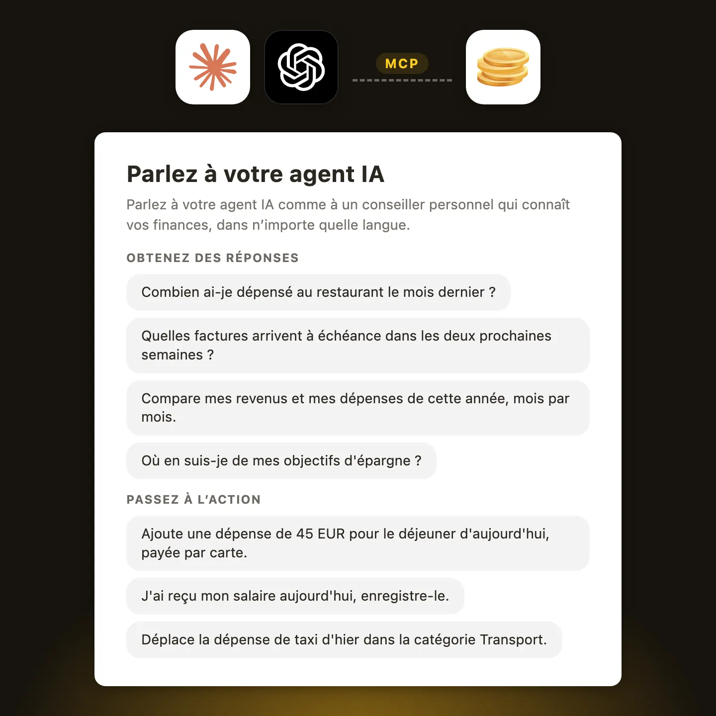 Connectez votre IA avec MCP