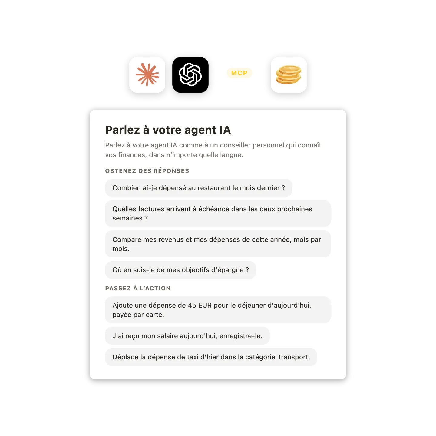 Connectez votre IA avec MCP